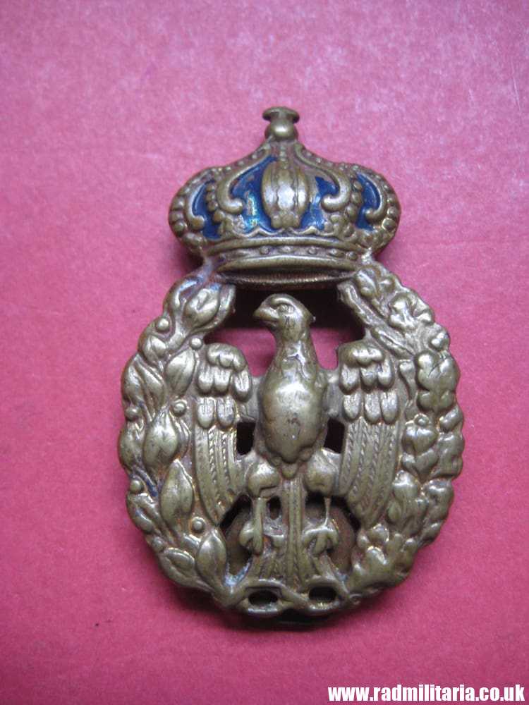 & WW2 original ITALIAN BADGE - Army Regina Aeronautica officers badge, maker: A. Binda Milano - Image 5
