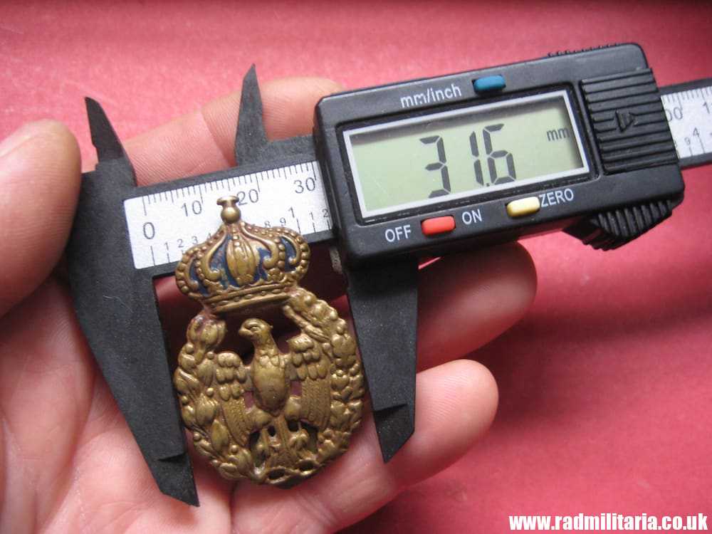 & WW2 original ITALIAN BADGE - Army Regina Aeronautica officers badge, maker: A. Binda Milano - Image 10