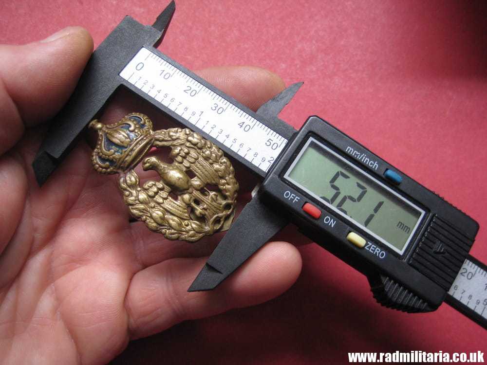 & WW2 original ITALIAN BADGE - Army Regina Aeronautica officers badge, maker: A. Binda Milano - Image 11