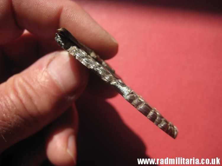 & WW2 original German LUFTWAFFE BADGE - Ground Assault Badge (Erdkampfabzeichen) metal detecting. - Image 10