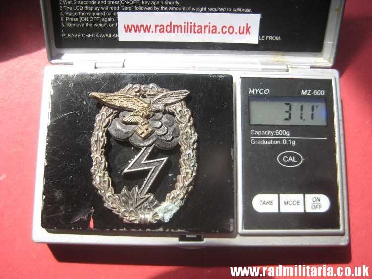& WW2 original German LUFTWAFFE BADGE - Ground Assault Badge (Erdkampfabzeichen) metal detecting. - Image 15