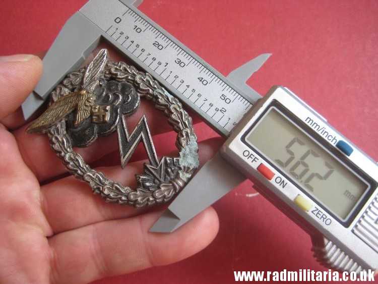 & WW2 original German LUFTWAFFE BADGE - Ground Assault Badge (Erdkampfabzeichen) metal detecting. - Image 17