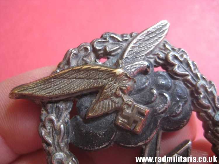 & WW2 original German LUFTWAFFE BADGE - Ground Assault Badge (Erdkampfabzeichen) metal detecting. - Image 22