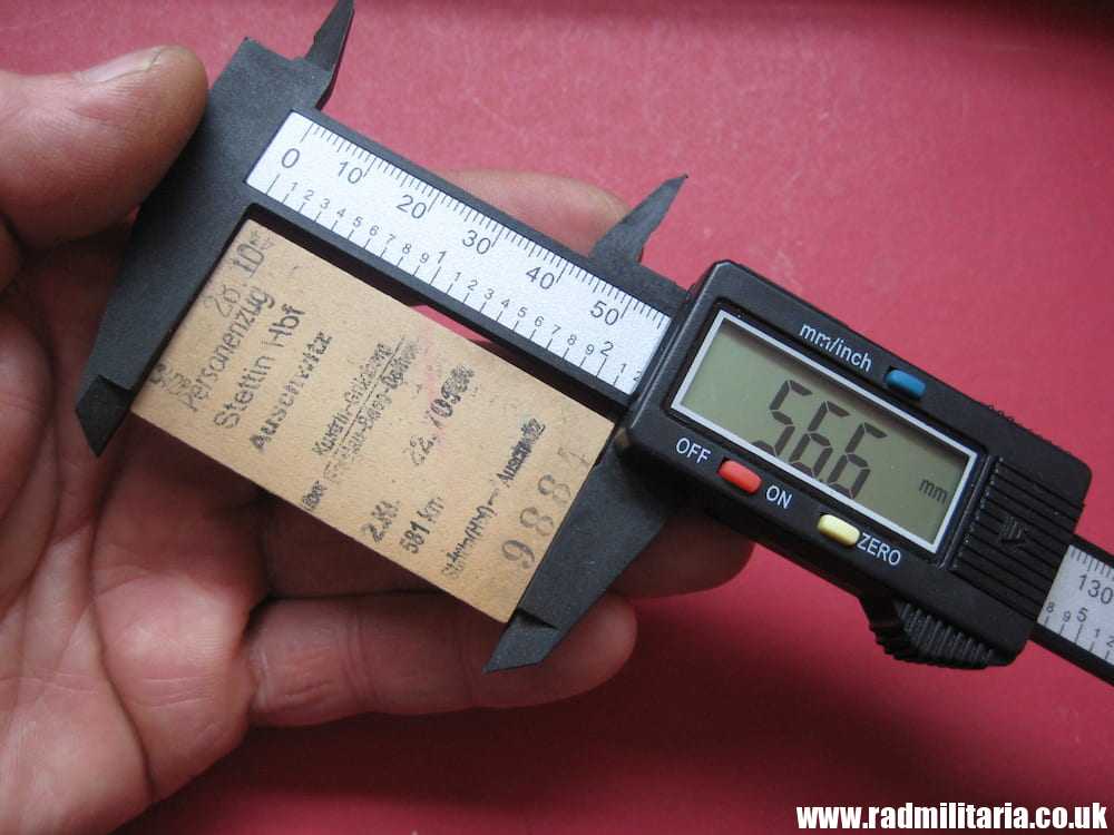 & WW2 German TRAIN TICKET Personenzug STETTIN Hbf - AUSCHWITZ. 28.10.1944 - 100% genuine. RARE ! - Image 5