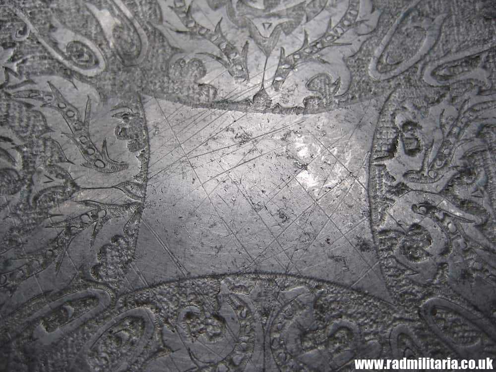 & WW2 original British TRENCH ART - LEICESTERSHIRE REGIMENT made 26.7.1942 in a Japanese POW Camp. - Image 8