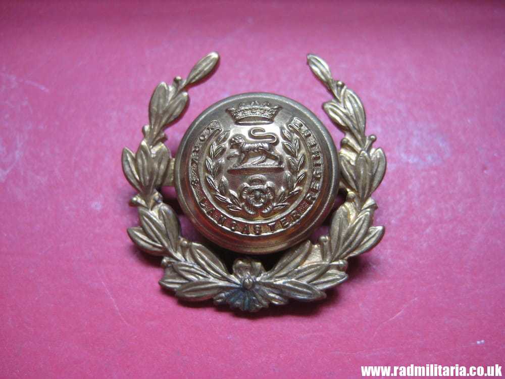 & WW1/WW2 metal BROCHE - York & Lancaster Regiment.