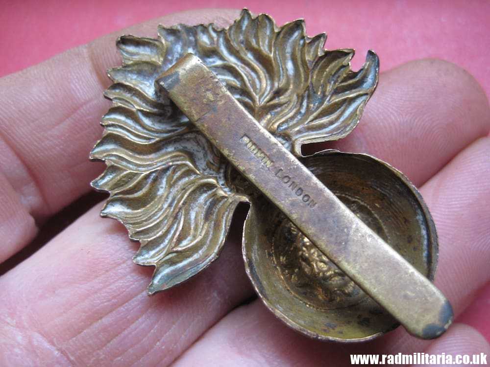 & WW1 British CAP BADGE: Royal London Fusiliers Regiment Cap Badge - FIRMIN LONDON - Image 2