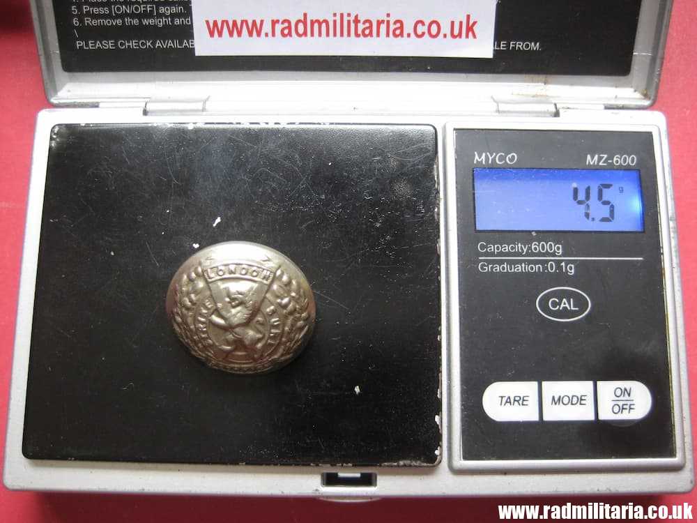 & pre WW1 British London Scottish 14th Battalion, The London Scottish Regiment Tunic Button Victorian..****.. - Image 8