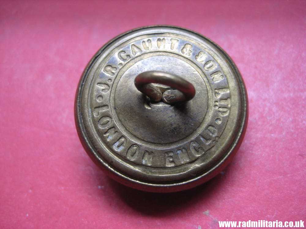 & WW1 British London Scottish 14th Battalion, The London Scottish Regiment Tunic Button - brass - Image 3