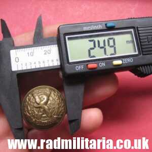 & WW1 British London Scottish 14th Battalion, The London Scottish Regiment Tunic Button - brass