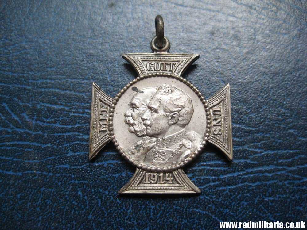 & original WW1 German patriotic CROSS - Gott Mit Uns 1914, very good condition - Image 2