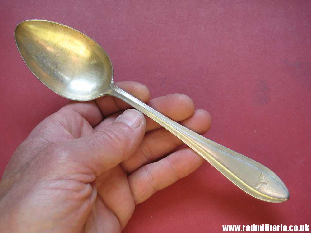 SOLD & WW2 German Luftwaffe SPOON - II/LN.RGT.2 original 3rd Reich Cutlery, Battle of Britain, rare...**.. - Image 3