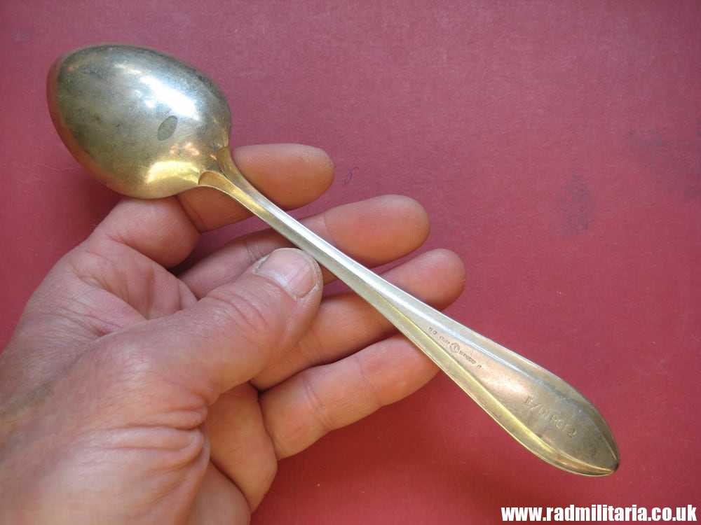 SOLD & WW2 German Luftwaffe SPOON - II/LN.RGT.2 original 3rd Reich Cutlery, Battle of Britain, rare...**.. - Image 4