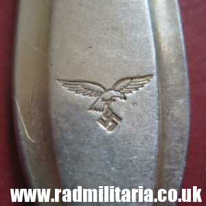 SOLD & WW2 German Luftwaffe SPOON - II/LN.RGT.2 original 3rd Reich Cutlery, Battle of Britain, rare...**..