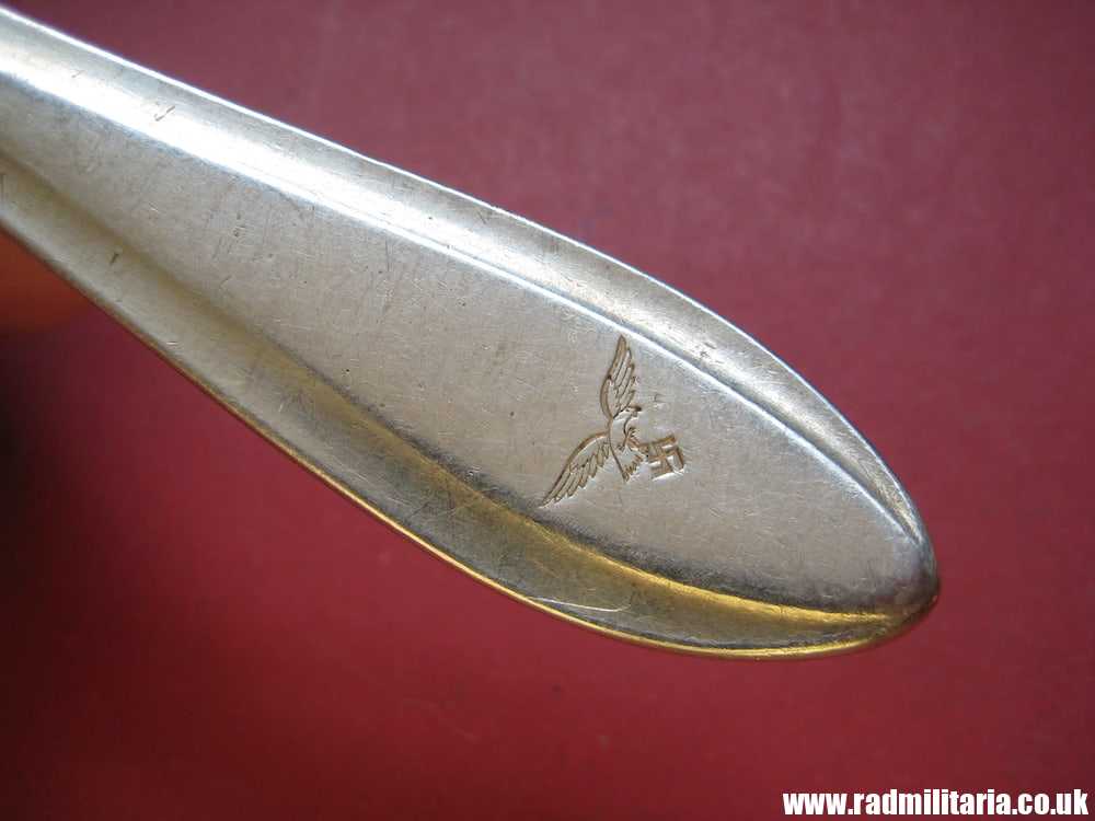 SOLD & WW2 German Luftwaffe SPOON - II/LN.RGT.2 original 3rd Reich Cutlery, Battle of Britain, rare...**.. - Image 14
