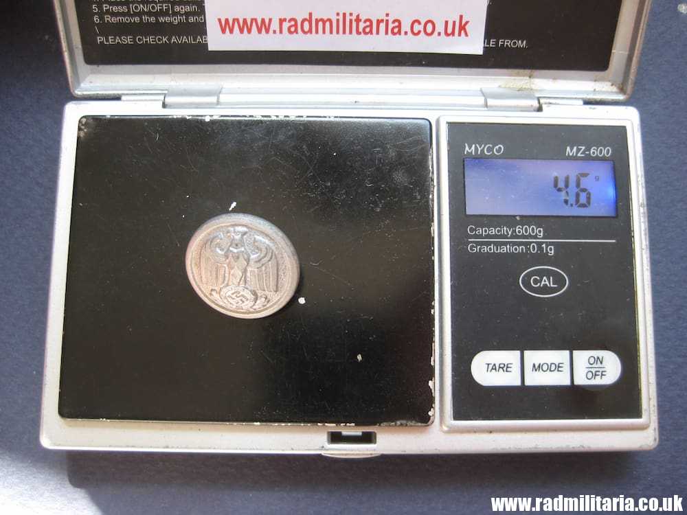 & WW2 original German diplomatic officer's BUTTON marked: "ASSMANN & SOHNE Ludenscheid" - good condition. - Image 12