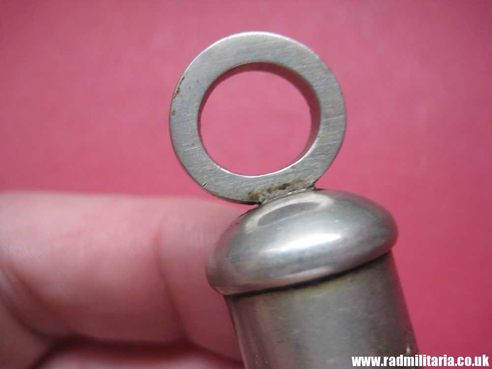& WW2 original British MILITARY WHISTLE with date 1940 maker: J. HUDSON Birmingham. - Image 7