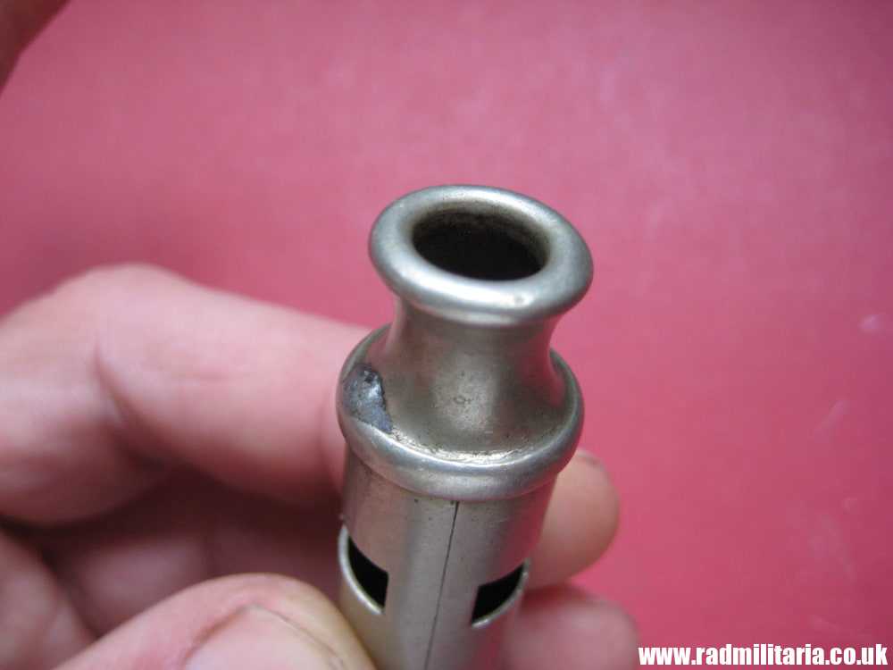 & WW2 original British MILITARY WHISTLE with date 1940 maker: J. HUDSON Birmingham. - Image 9