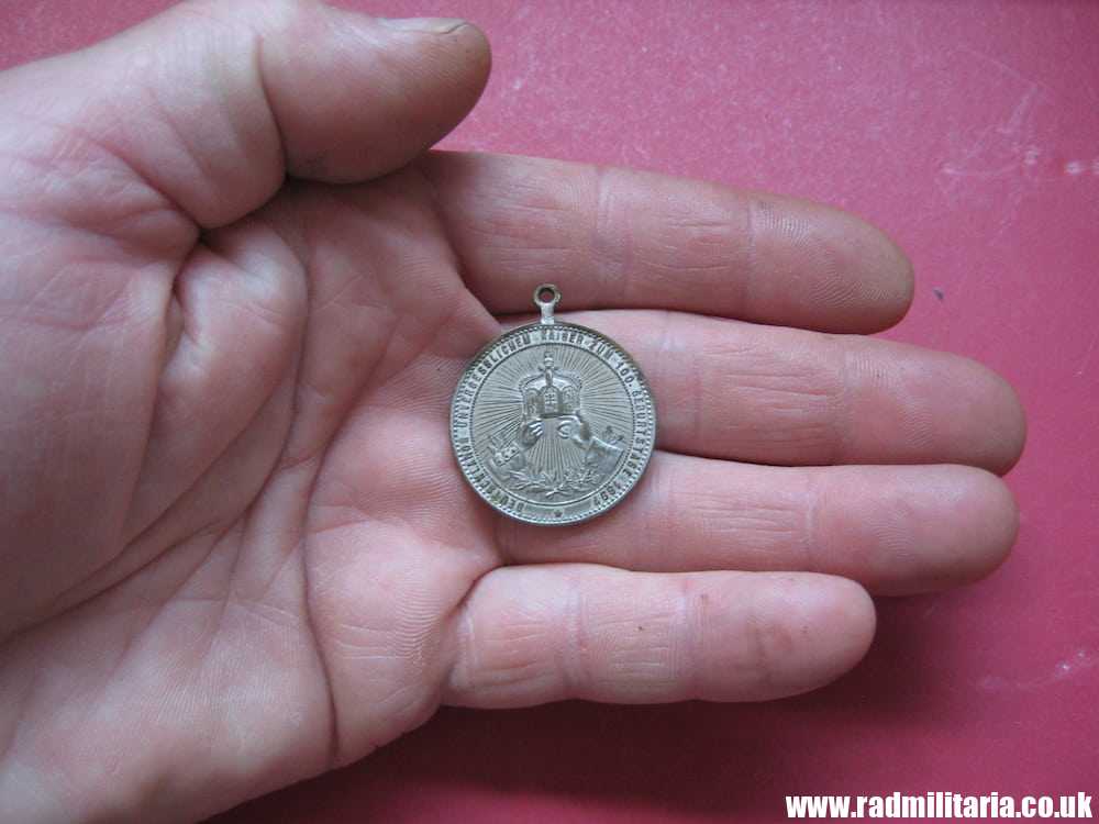 & WW1 German MEDAL - Wilhelm I Deutscher Kaiser 1897 Geburstage. - Image 6