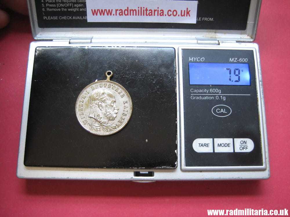 & WW1 German MEDAL - Wilhelm I Deutscher Kaiser 1897 Geburstage. - Image 10