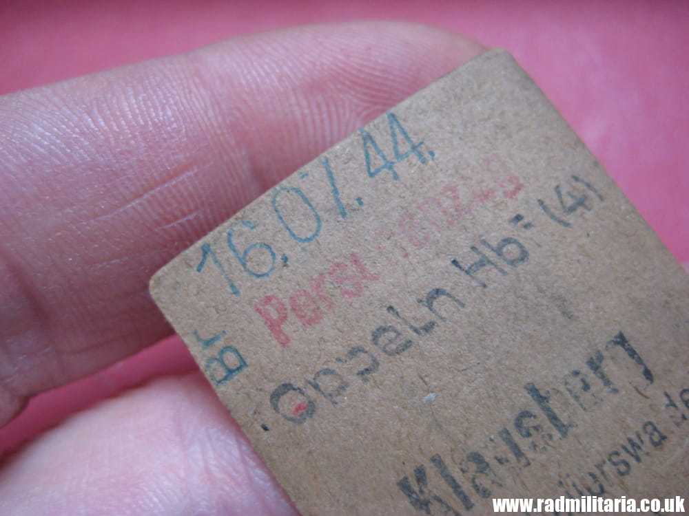 & WW2 original German TRAIN TICKET Personenzug from Oppeln to Klausberg 16.07.1944 - 100% genuine. - Image 5
