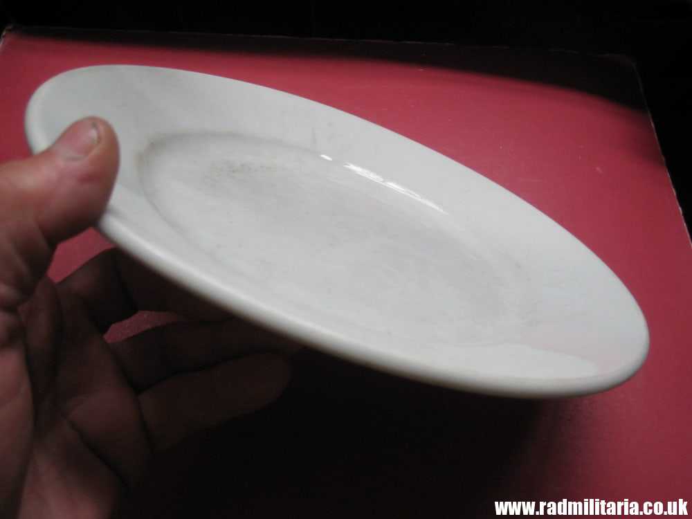 & WW2 original German ceramic CANTEEN PLATE - Reichsarbeitsdienst 1941 RAD - Image 7