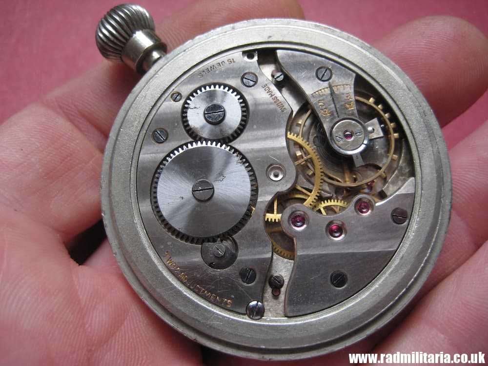 & WW1 British military POCKET WATCH working order: RYF & MARCHAND Ltd B26985 /I\ genuine ! - Image 7