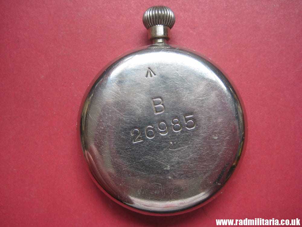 & WW1 British military POCKET WATCH working order: RYF & MARCHAND Ltd B26985 /I\ genuine ! - Image 2
