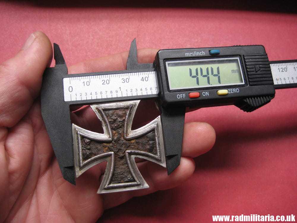 & WW2 original GERMAN IRON CROSS - 1st Class, metal detecting find. 100% genuine - Image 8