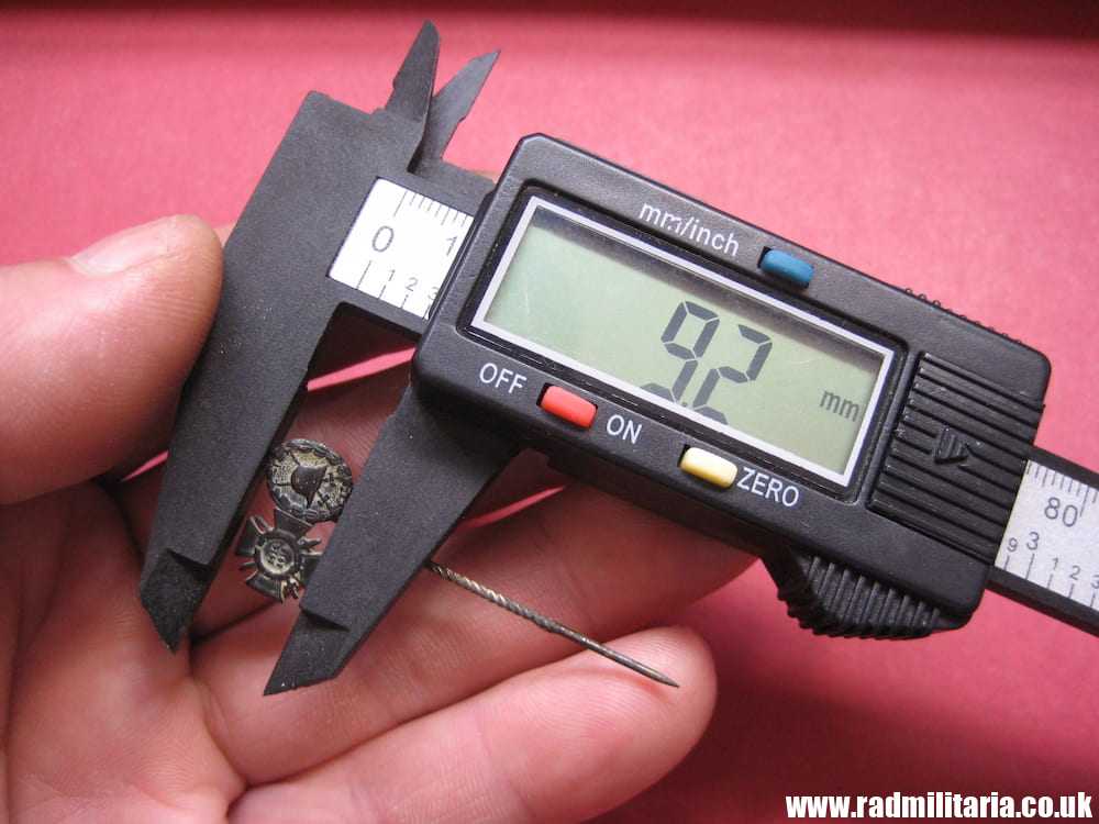 & WW1 miniature German Wound BADGE & Hindenburg CROSS- small pin badge. - Image 8