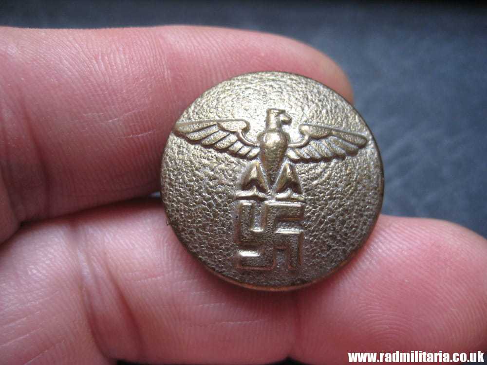 & WW2 German NSDAP BUTTON large size, marked: RZM M5/249, very good condition. - Image 5