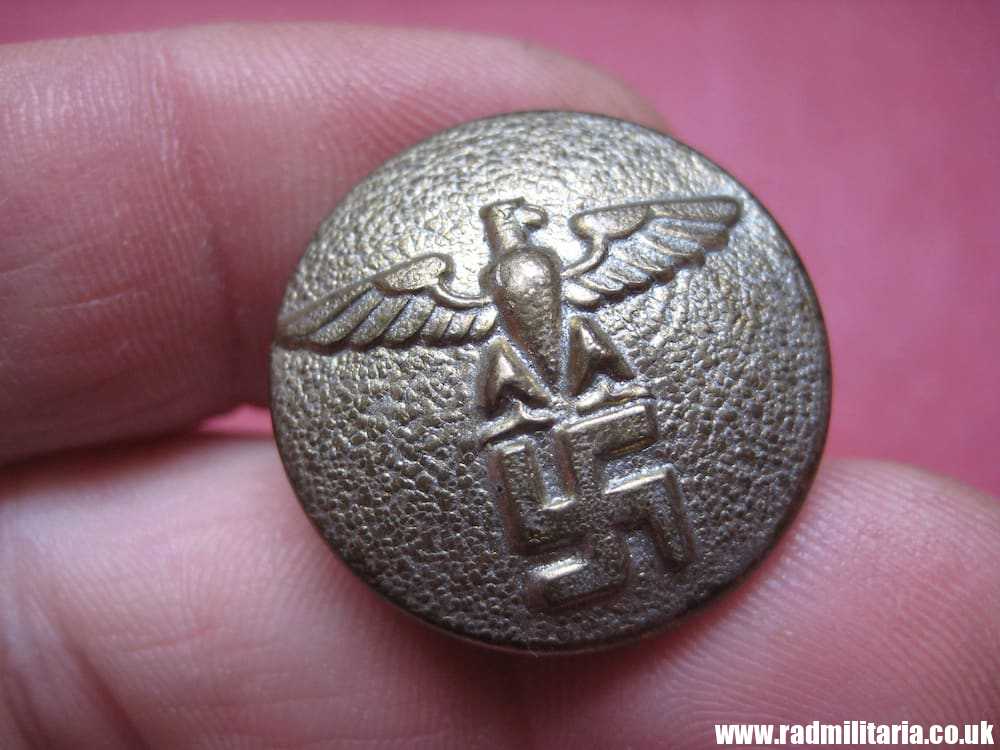 & WW2 German NSDAP BUTTON large size, marked: RZM M5/249, very good condition. - Image 7