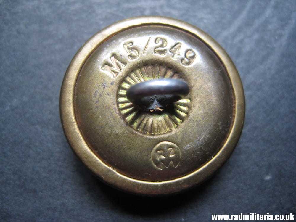 & WW2 German NSDAP BUTTON large size, marked: RZM M5/249, very good condition. - Image 8