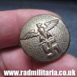 & WW2 German NSDAP BUTTON large size, marked: RZM M5/249, very good condition.