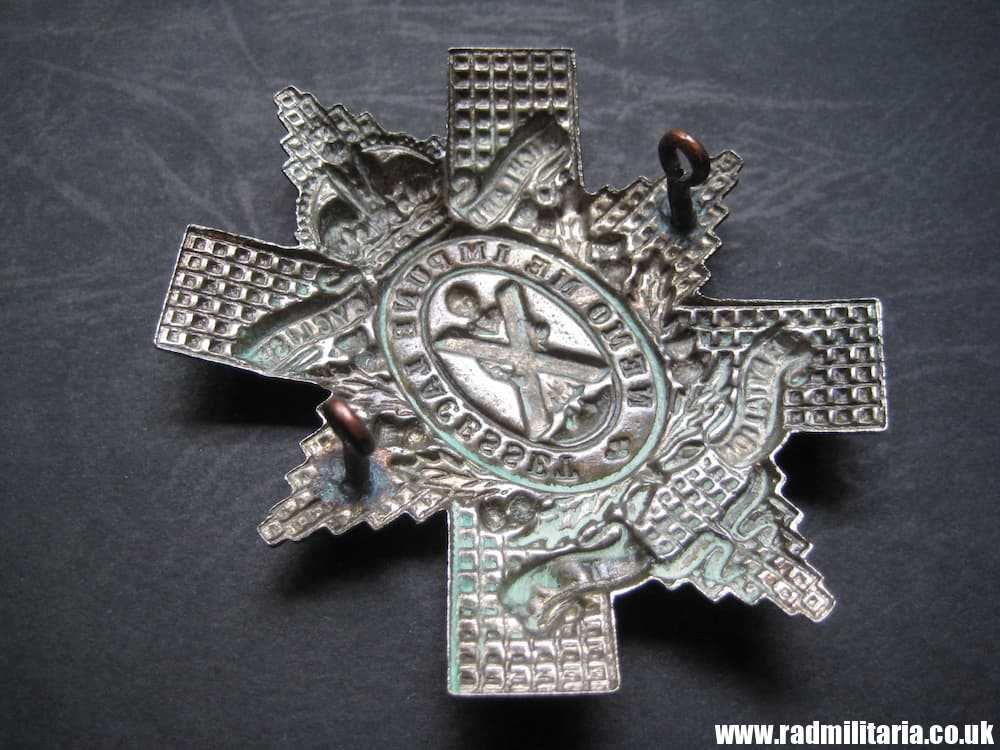 & WW1 or WW2 Scottish badge: HIGHLAND CYCLIST BATTALION T.F. - original Cap Badge - Image 7