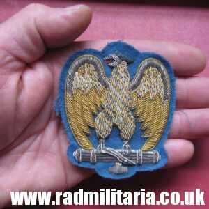 & WW2 unknown ITALIAN PATCH with Eagle.