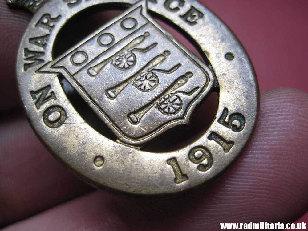 & WW1 original British metal BADGE 1915 - ON WAR SERVICE no. 80979, maker: H. Jenkins & Sons Ltd Birmingham T. - Image 12