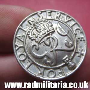 & WW1 British metal BADGE - "FOR LOYAL SERVICE".