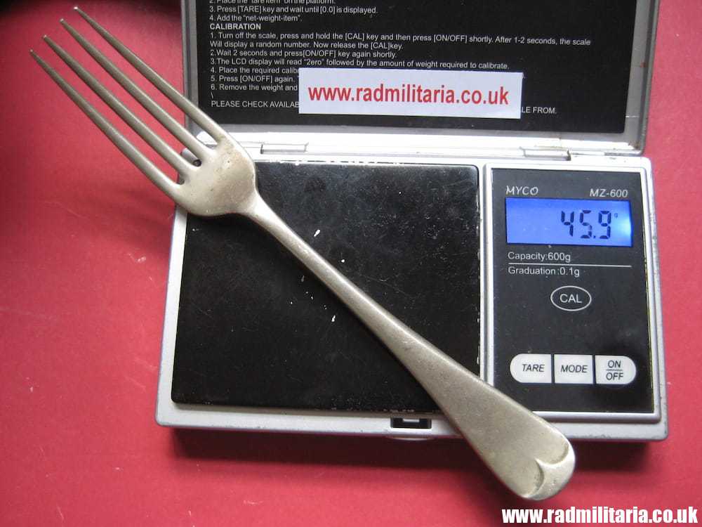 SOLD& WW2 British Army FORK with date 1939 Maker: BISBY NS /I\ - good condition...*.. - Image 8