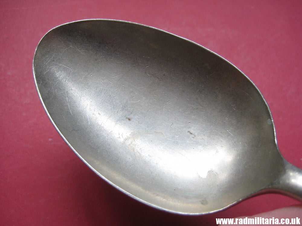SOLD& WW2 British Army cutlery - SPOON, marked: BISBY NS 1940 /I\ with Broad Arrow mark..****.. - Image 5