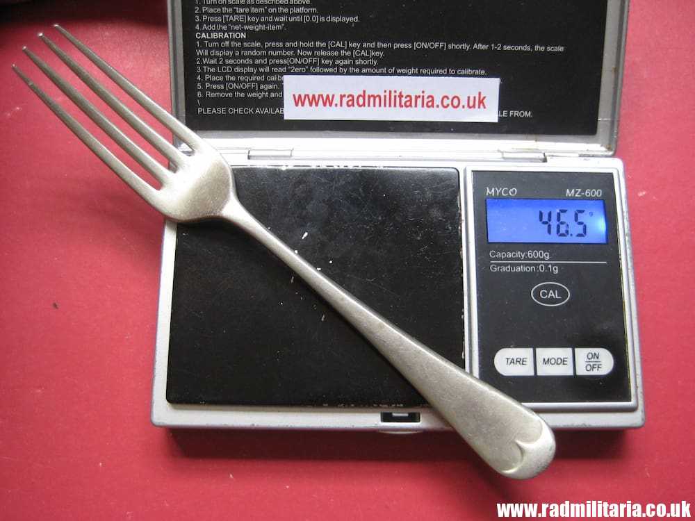 & WW2 British Army FORK with date 1940 Maker: DAWSON BHAM Ltd /I\ - good condition - Image 8