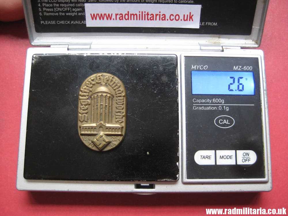 & WW2 German Commemorative TINNIE BADGE - STEGLITZER HEIMATWOCHE 1934 Berlin Steglitz. - Image 11