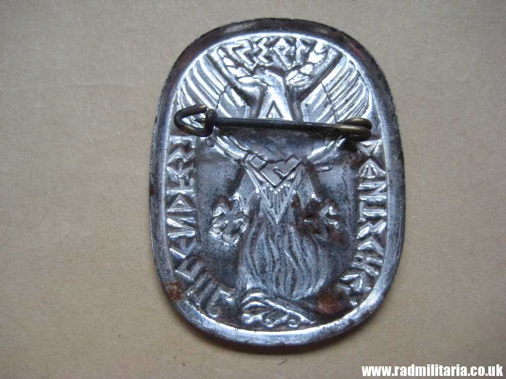 & German Hitler Youth HJ TINNIE BADGE Deutsches Jugendfest 1935 - genuine !! - Image 3