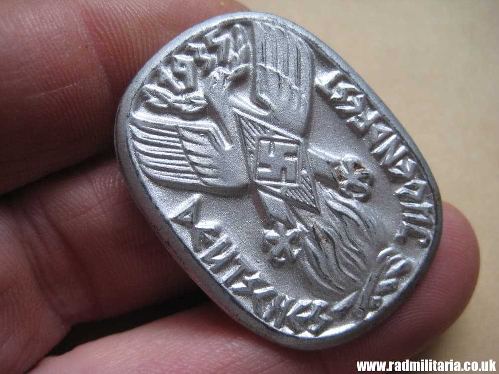 & German Hitler Youth HJ TINNIE BADGE Deutsches Jugendfest 1935 - genuine !! - Image 9