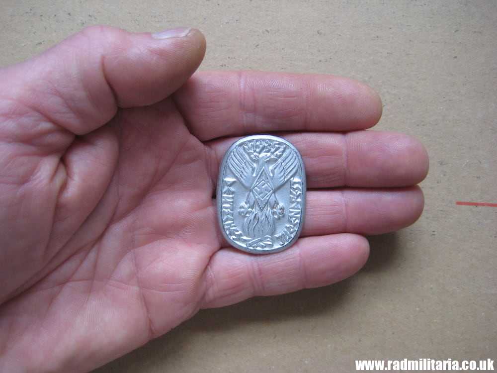 & German Hitler Youth HJ TINNIE BADGE Deutsches Jugendfest 1935 - genuine !! - Image 4