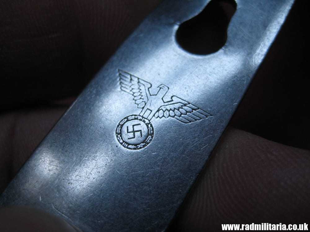 & WW2 genuine German Army - Wehrmacht SPOON marked: GAG 41, stainless steel - 3RD REICH CUTLERY. - Image 4