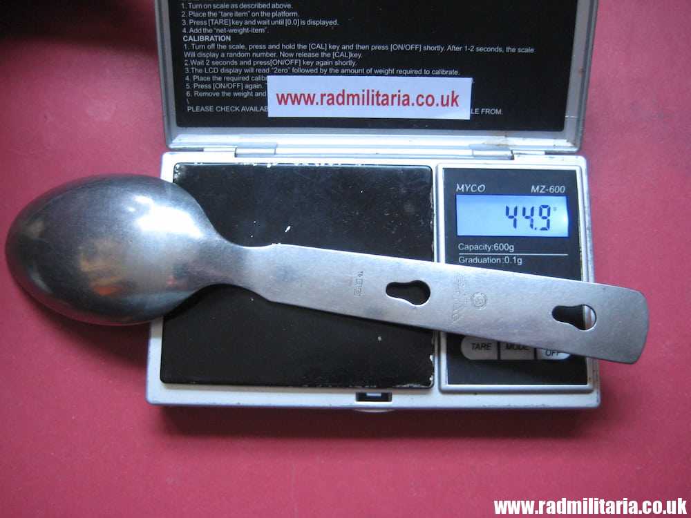 & WW2 genuine German Army - Wehrmacht SPOON marked: GAG 41, stainless steel - 3RD REICH CUTLERY. - Image 12