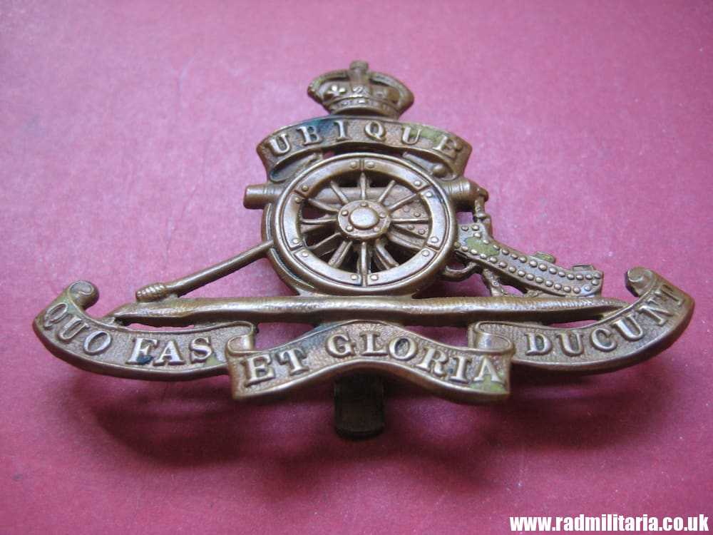 & WW1 British CAP BADGE: Royal Artillery. - Image 6