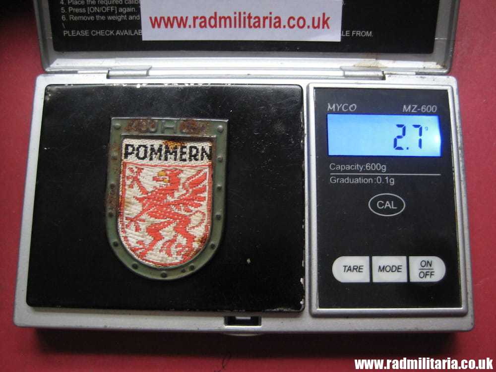 & original German TINNIE BADGE - W.H.W. Pommern. - Image 13