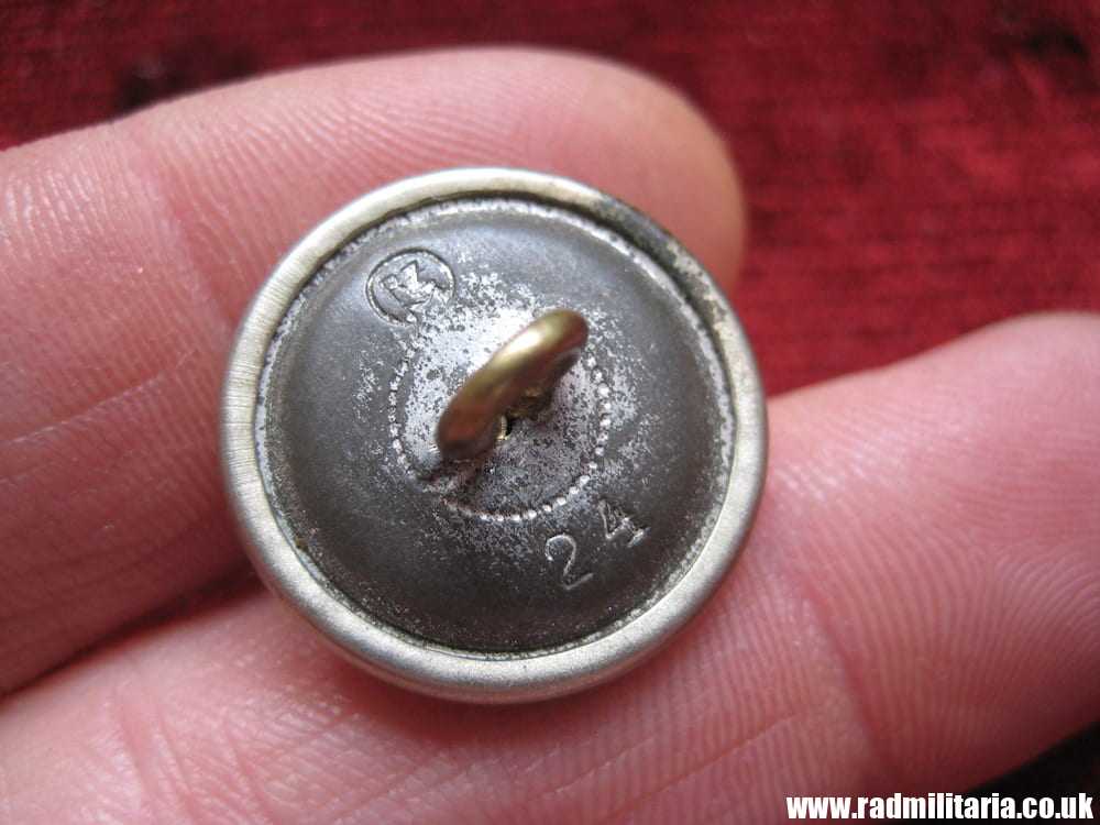 & WW2 German NSDAP BUTTON, marked: RZM 24, very good condition. - Image 4